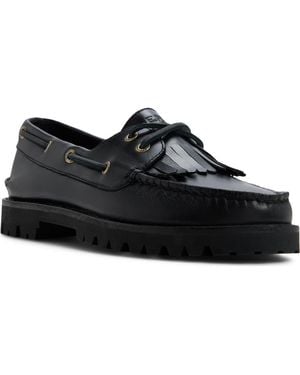 Sperry Top-Sider Authentic Original Kiltie Lug Boat Shoe - Black