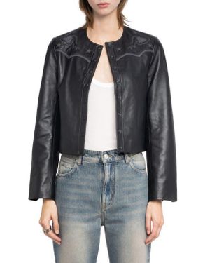 Zadig & Voltaire Leather jackets for Women | Online Sale up