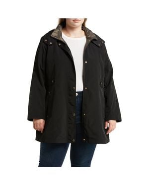 Gallery Water Resistant Rain Jacket - Black
