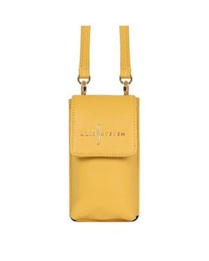 Luis Steven Crossbody Phone Pouch - Yellow