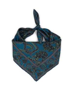 Monzlapur Silk Snake Scarf - Blue