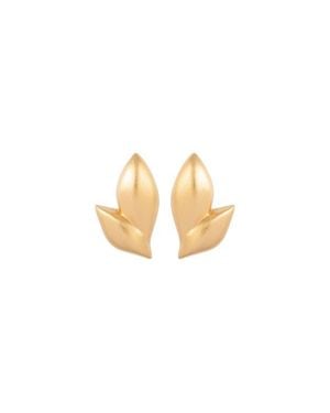 Susan Caplan 1980S Vintage Monet Earrings - Metallic