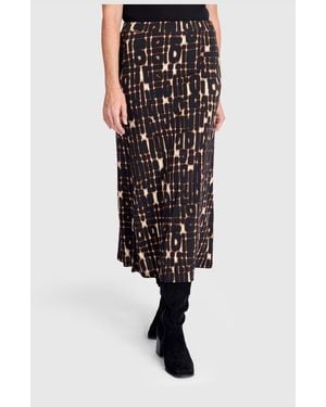 Alembika Glyph Pencil Skirt - Black