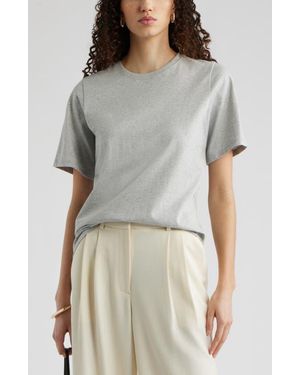 Nordstrom Relaxed Fit Pima Cotton Crewneck T-Shirt - Gray