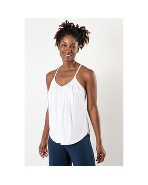 JJwinks Slumber Party Bra-Free Lounge Top - White