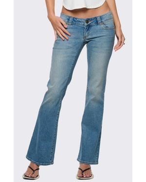 A.Brand A 00 Kick Low Rise Bootcut Jeans - Blue