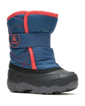 Kamik Kids' Snowbug 5 Waterproof Faux Fur Lined Boot - Blue