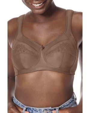 Amoena Isadora Wire-Free Bra - Brown