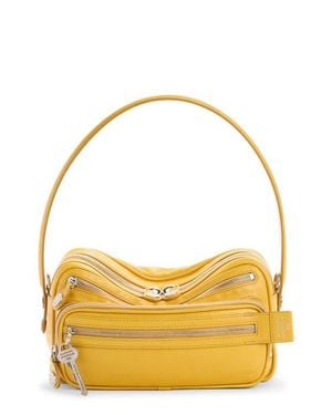 Acne Studios Camero Party Leather Shoulder Bag - Yellow