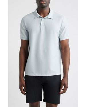 Zella Textured Performance Polo - White