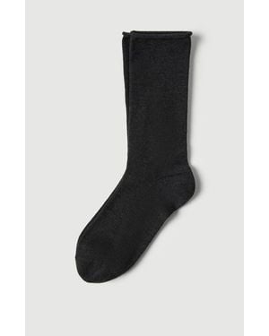 Brunello Cucinelli Cashmere Knit Socks - Black