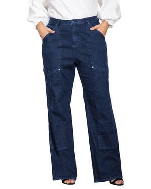Standards & Practices Workwear High Waist Jeans - Blue