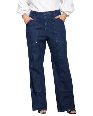 Standards & Practices Workwear High Waist Jeans - Blue