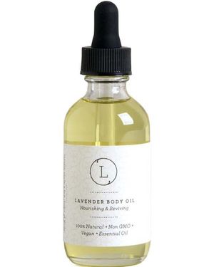 Lizush Body Oil, Natural Moisturizing Body Oil - White