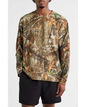 Saint Studio X Realtree Edge Camo Long Sleeve T-Shirt - Black