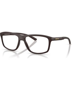 Arnette 57Mm Rectangle Optical Glasses - Black