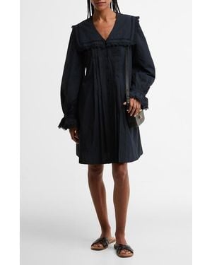 Barbour Tisbury Long Sleeve Minidress - Black