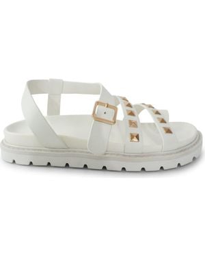 Belle & Bloom Morning Mood Chunky Stud Sandal - Natural