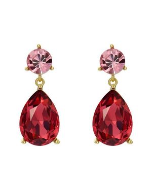 Ted Baker Teaire Crystal Drop Earrings - Red