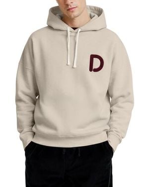 D.RT Lock Oversize Cotton Hoodie - Natural