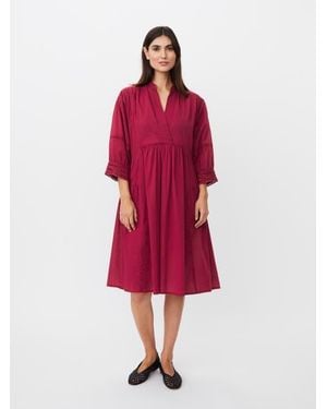 Masai Manaleira V-Neck Tunic Dress - Red