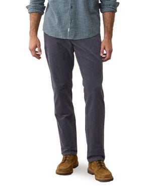 Marine Layer Saturday Slim Straight Leg Moleskin Chinos - Blue