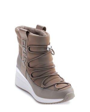 DKNY Perla Wedge Bootie - Brown