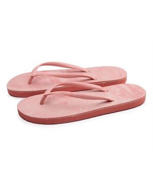 feel good Slimz Remix Natural Rubber Flip-Flip Thong Sandals - Pink