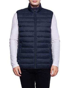 Rokka&Rolla Lightweight Puffer Vest - Blue