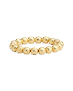 Kiara by Ki-Ele Angela Beaded Stretch Bracelet - Metallic
