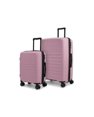 Bugatti Seoul 2 Piece Hardside Luggage Set With Expansion - Purple