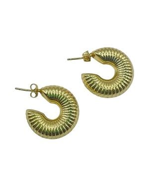 Holst + Lee Everyday Hoop Earring - Metallic