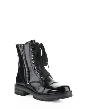 Bos. & Co. Paulie Waterproof Lace-Up Bootie - Black