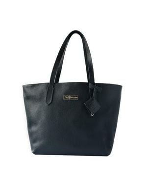 Tin Marin Martina Leather Tote - Black
