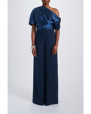 Amsale The Slouch Jumpsuit - Blue