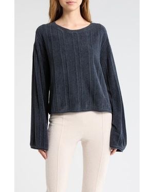Barefoot Dreams Cozychic Ultra Lite Sweater - Blue