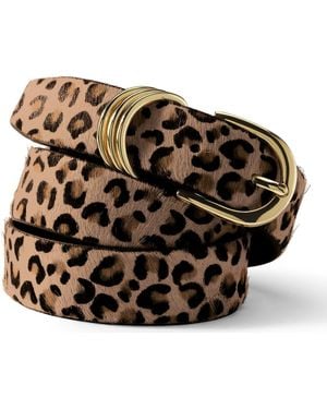 Lands' End Nubuck Multi Keeper Belt - Multicolor