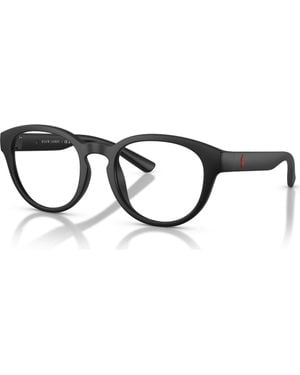 Polo Ralph Lauren 50Mm Phantos Optical Glasses - Black