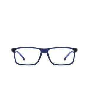 Carrera 56Mm Rectangular Optical Glasses - Blue