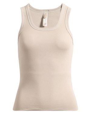 Skims Cotton Rib Scoop Neck Tank - Natural