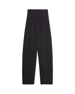 Alaïa High Waist Tailored Pants - Black