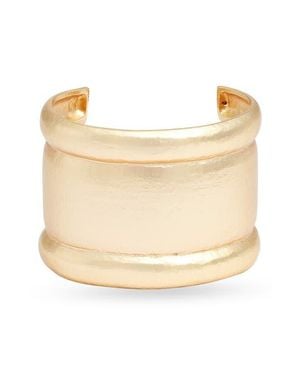 Karine Sultan Architectural Dome Wide Cuff - Natural