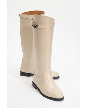 Prologue Shoes Yoko Knee High Boot - Natural