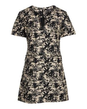 Toccin Blythe Short Sleeve Minidress - Black
