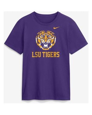 Nike Lsu Tigers Primetime Logo Mantra T-Shirt - Purple
