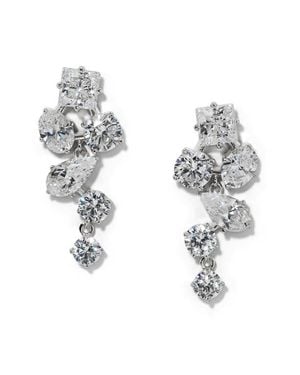 Nadri Lucia Cubic Zirconia Cluster Drop Earrings - Multicolor