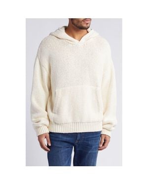 FRAME Chunky Hooded Sweater - White