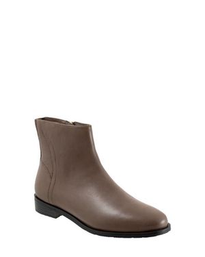 Trotters Ava Bootie - Brown