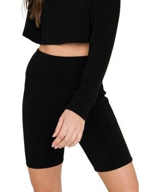 Grey Lab Bike Shorts - Black