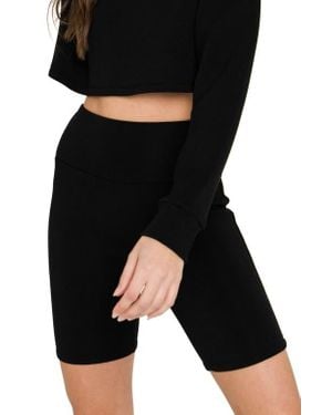 Grey Lab Bike Shorts - Black